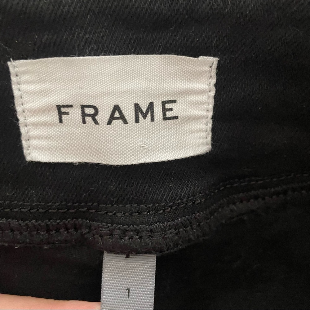 Frame The Jetset Wide Crop Jeans - Picture 5 of 7